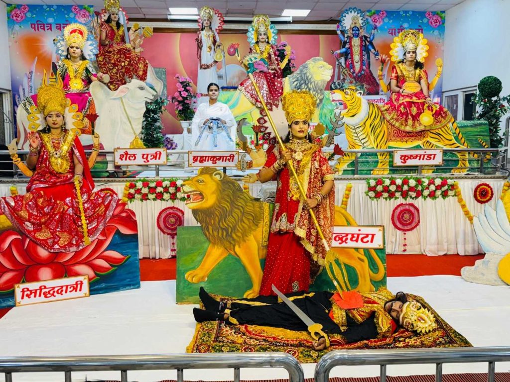 जयपुर की ओर से तीन दिवसीय नवदुर्गा की चैतन्य झांकियों का आयोजन